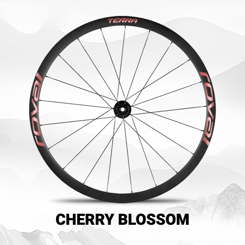 ROVAL TERRA Wheel Decal Kit | Custom Color Logo Stickers for Gravel & Road Bike Wheels
