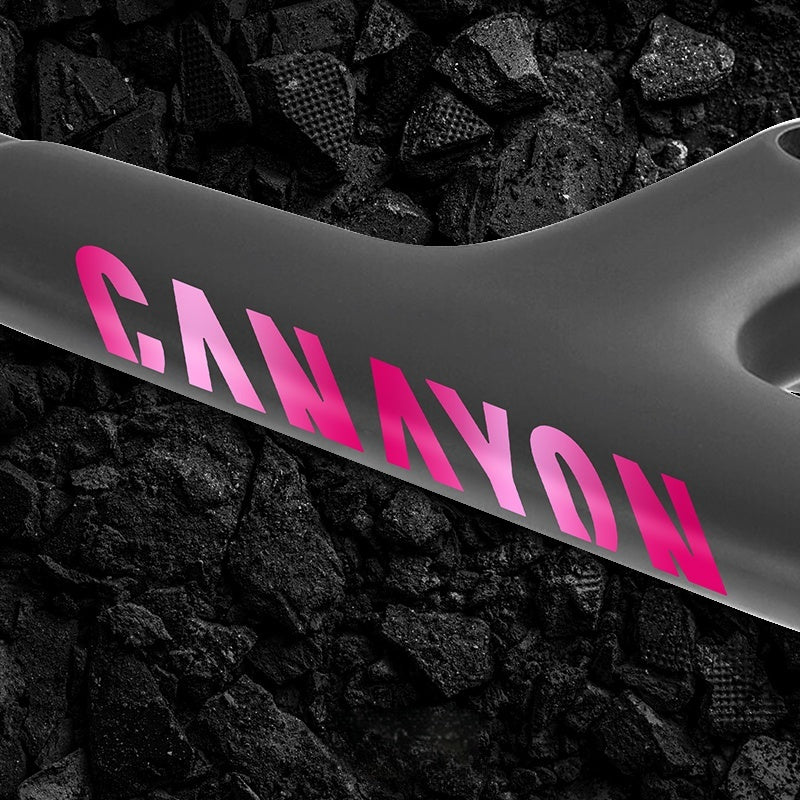 Canyon AEROAD CF SLX 8 Road Bike Handlebar Logo Stickers | Waterproof Color Change Decals