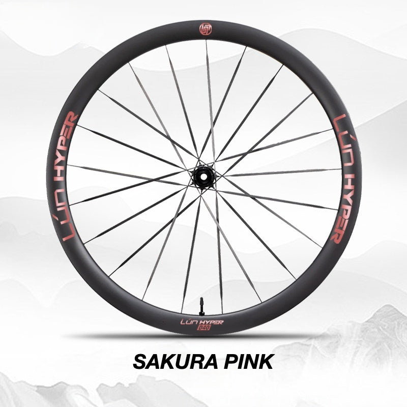 Infinity Logo Decals for Lún HYPER 5 D40 Gen 5 Wheelset | Waterproof Rim Overlay Stickers(Complete Decal Set for Two Wheels + Spare Decals Included)