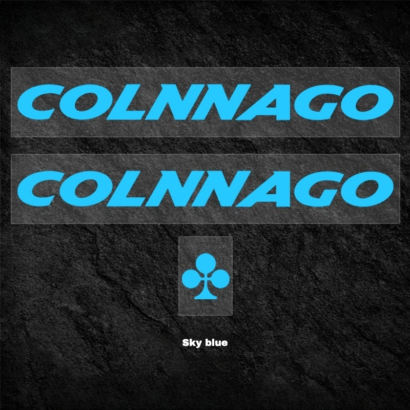 Colnago Y1RS Down Tube Logo Color Decal|Waterproof & UV Resistant|Custom Options Available