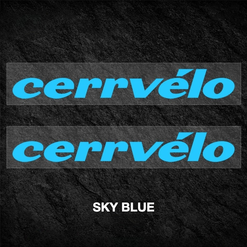 Custom OEM Logo Decals for 2026 Cervélo S5 Road Bike Frame | Waterproof Overlay Stickers
