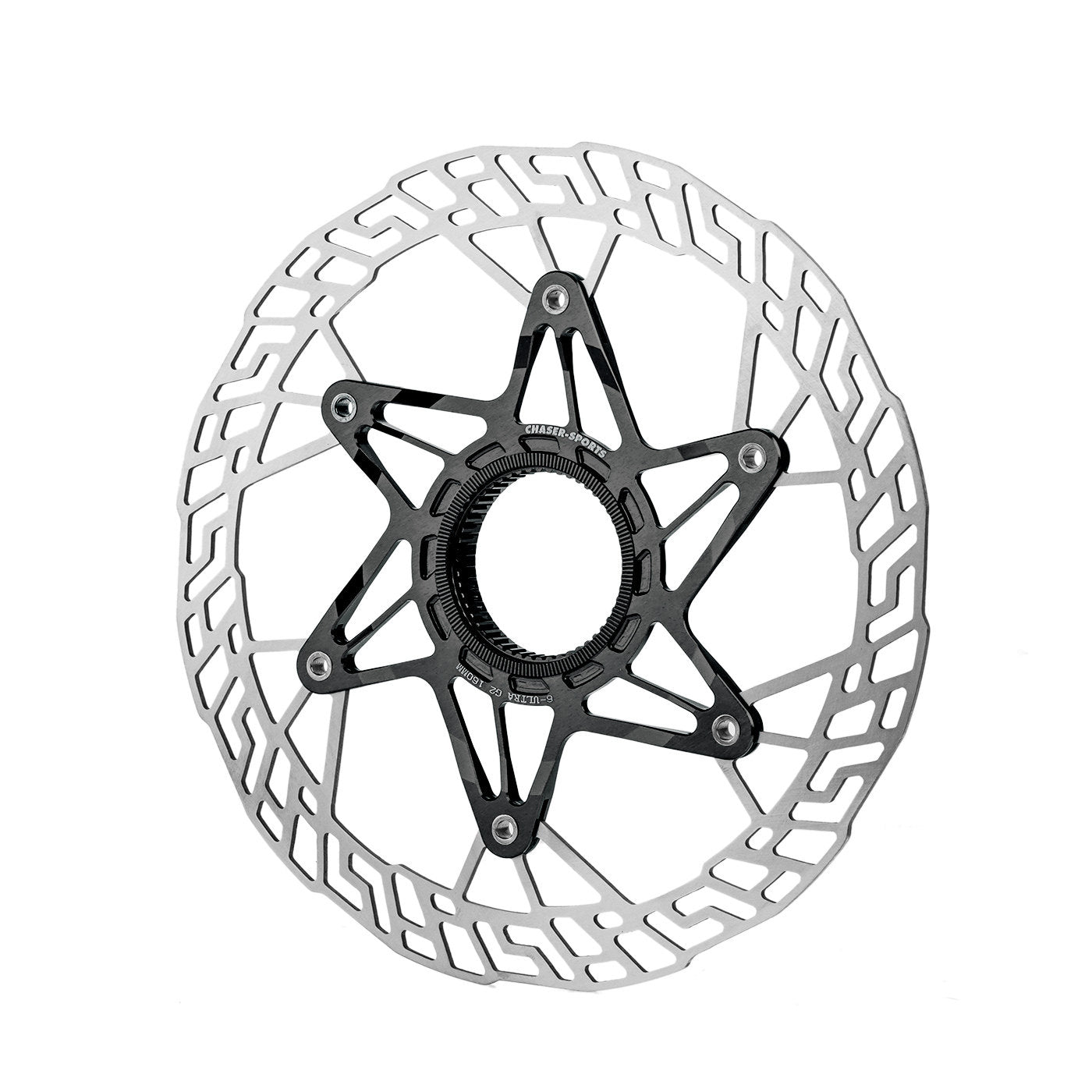 Chaser G2 Ultra-Light Center Lock Disc Brake Rotor 140/160mm | 7075 CNC + SUS420 | Titanium Rivets Upgrade