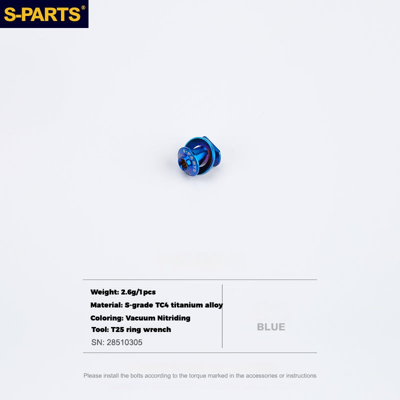 S-PARTS Titanium Alloy eeBrakes C-Clamp Screw Adapter Series
