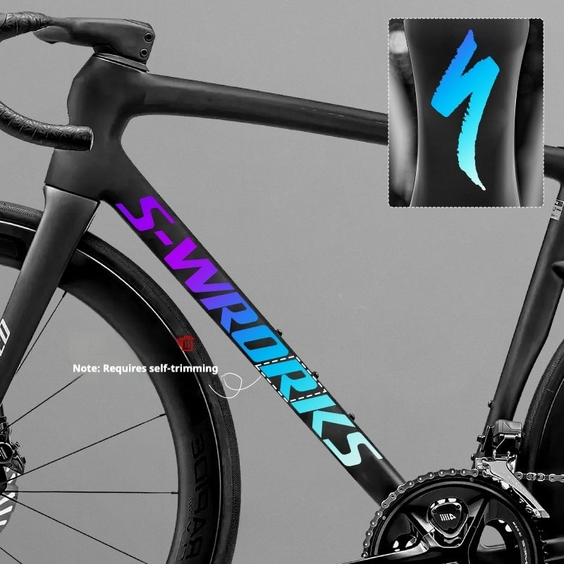Tarmac SL8 Logo Decal Stickers – 2 Down Tube + 1 Head Tube for Specialized S-WORKS