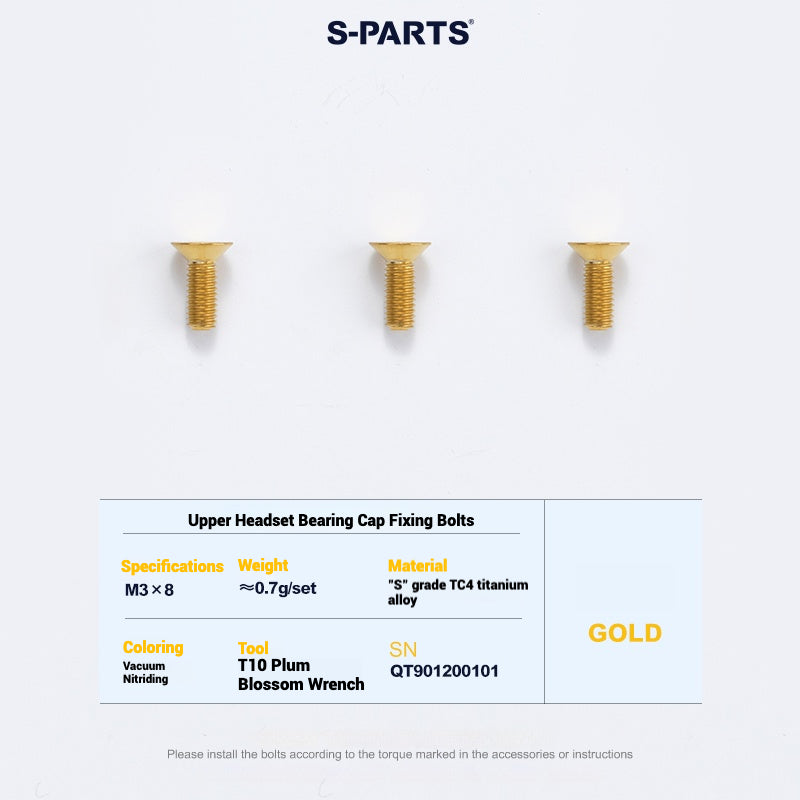 Cervélo S5 Titanium Bolt Kit – Full Frame Lightweight Upgrade Set | CNC TC4 Ti Bolts for Cervélo S5