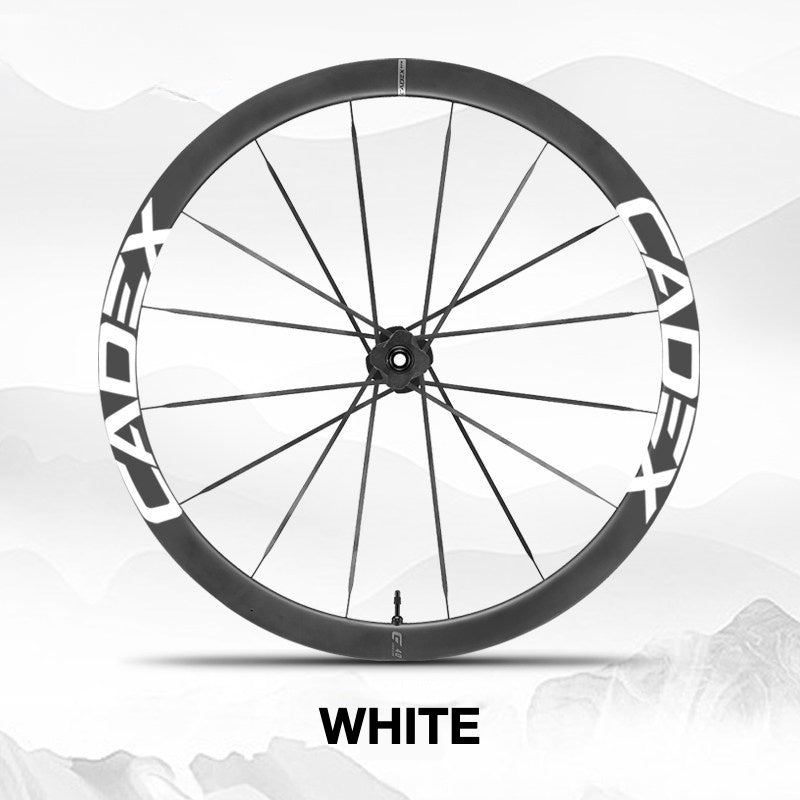 Cadex MAX 40 Wheel Decal Sticker Kit – Logo Cover & Color Customization