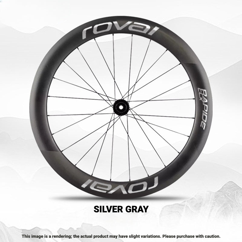 ROVAL RAPIDE CLX II Logo Color Change Sticker | Waterproof | Full Set for Two Wheels + Backup Included