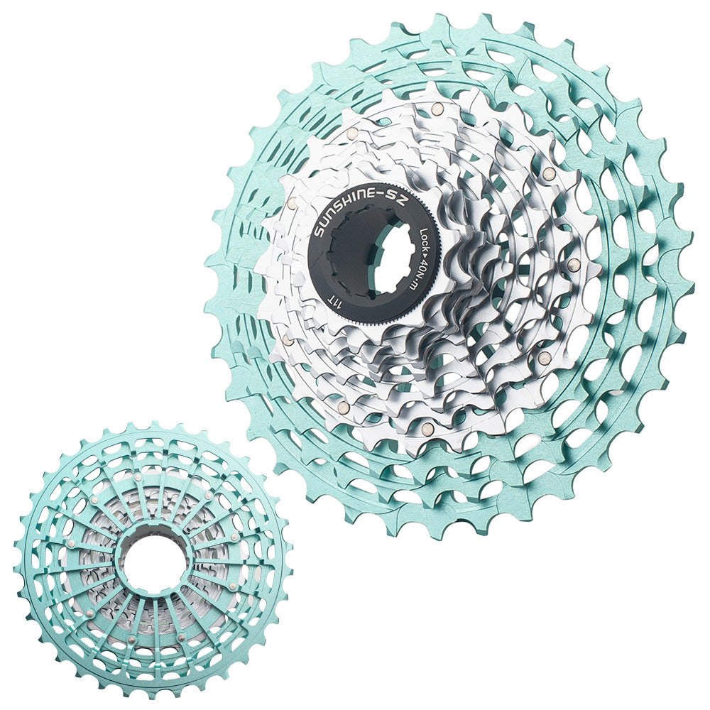 SUNSHINE Road Bike 11 / 12 Speed SLR Ultralight Color Cassette 11-36T HG Freehub 7075 Alloy