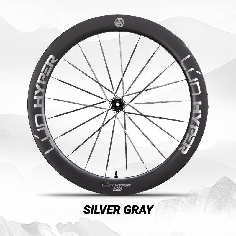 Infinity Logo Decals for Lún HYPER 5 D60 Gen 5 Wheelset | Waterproof Rim Overlay Stickers(Complete Decal Set for Two Wheels + Spare Decals Included)