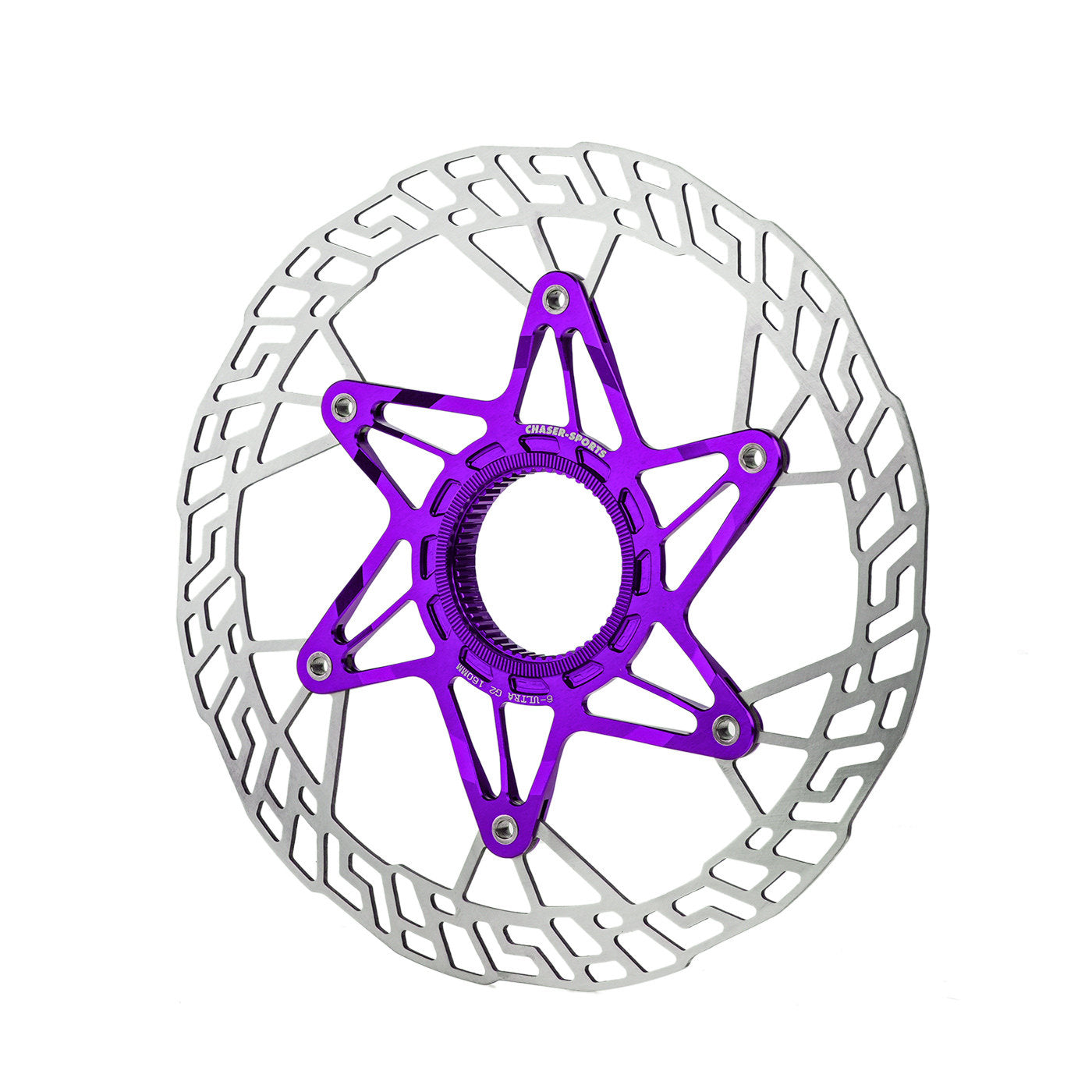 Chaser G2 Ultra-Light Center Lock Disc Brake Rotor 140/160mm | 7075 CNC + SUS420 | Titanium Rivets Upgrade