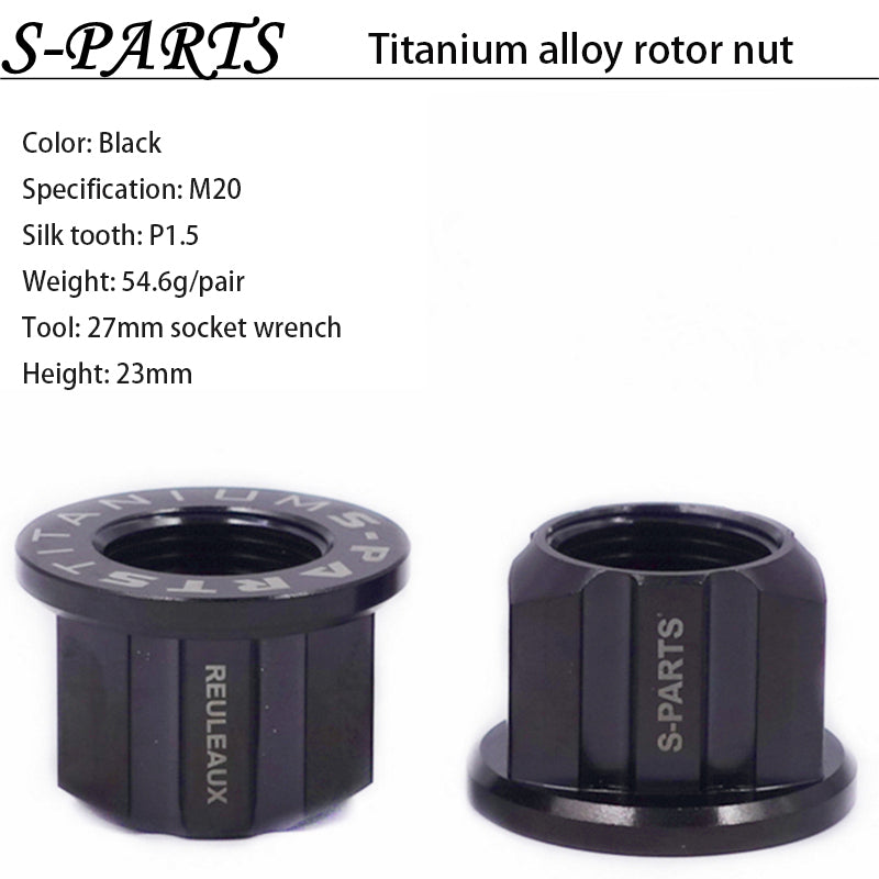 S-parts A3 series M16/18/20 titanium alloy rotor motor nuts electric motorcycle
