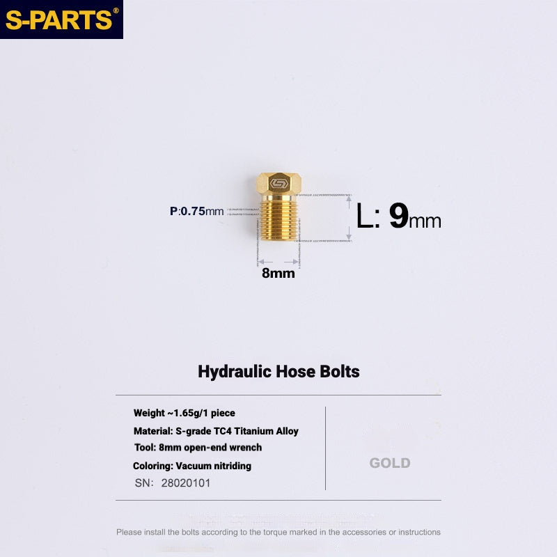 S-PARTS Titanium Bolt Kit for Shimano Ultegra Di2 R8170 Disc Brake & Shifter | Road Bike Upgrade