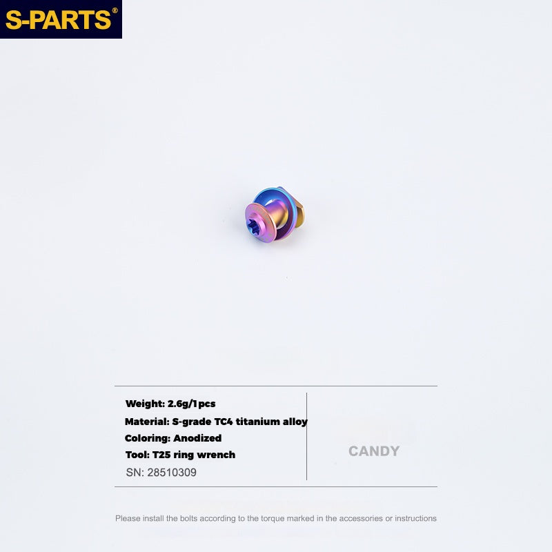 S-PARTS Titanium Alloy eeBrakes C-Clamp Screw Adapter Series