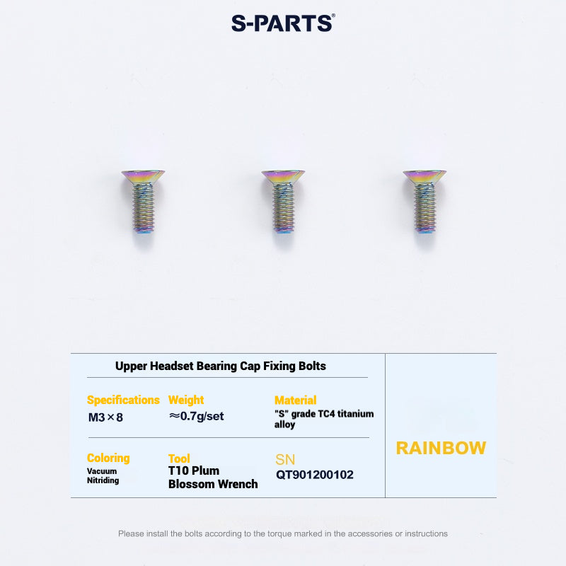 Cervélo S5 Titanium Bolt Kit – Full Frame Lightweight Upgrade Set | CNC TC4 Ti Bolts for Cervélo S5