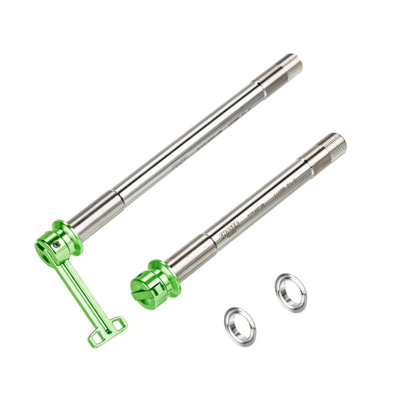 CHASER 12mm Titanium Thru Axle Set for Trek Madone Gen6 / Gen7 / Gen8 | Ultralight Hidden Lever Quick Release
