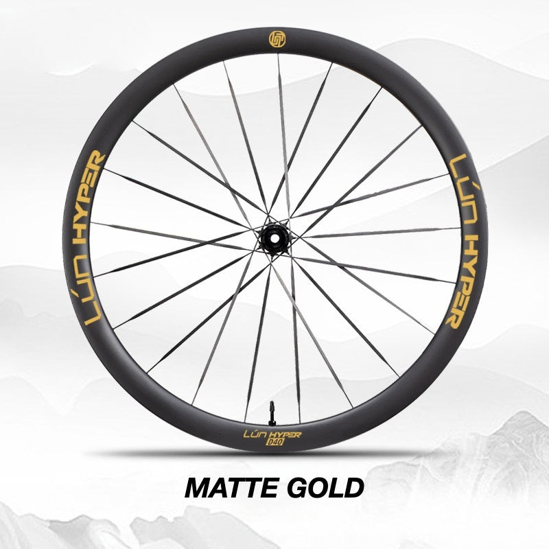 Infinity Logo Decals for Lún HYPER 5 D40 Gen 5 Wheelset | Waterproof Rim Overlay Stickers(Complete Decal Set for Two Wheels + Spare Decals Included)