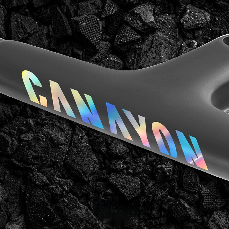 Canyon AEROAD CF SLX 8 Road Bike Handlebar Logo Stickers | Waterproof Color Change Decals