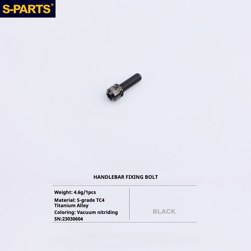S-PARTS Titanium Bolt Upgrade Kit for Brompton | TC4 CNC Lightweight Frame & Hinge Hardware Set