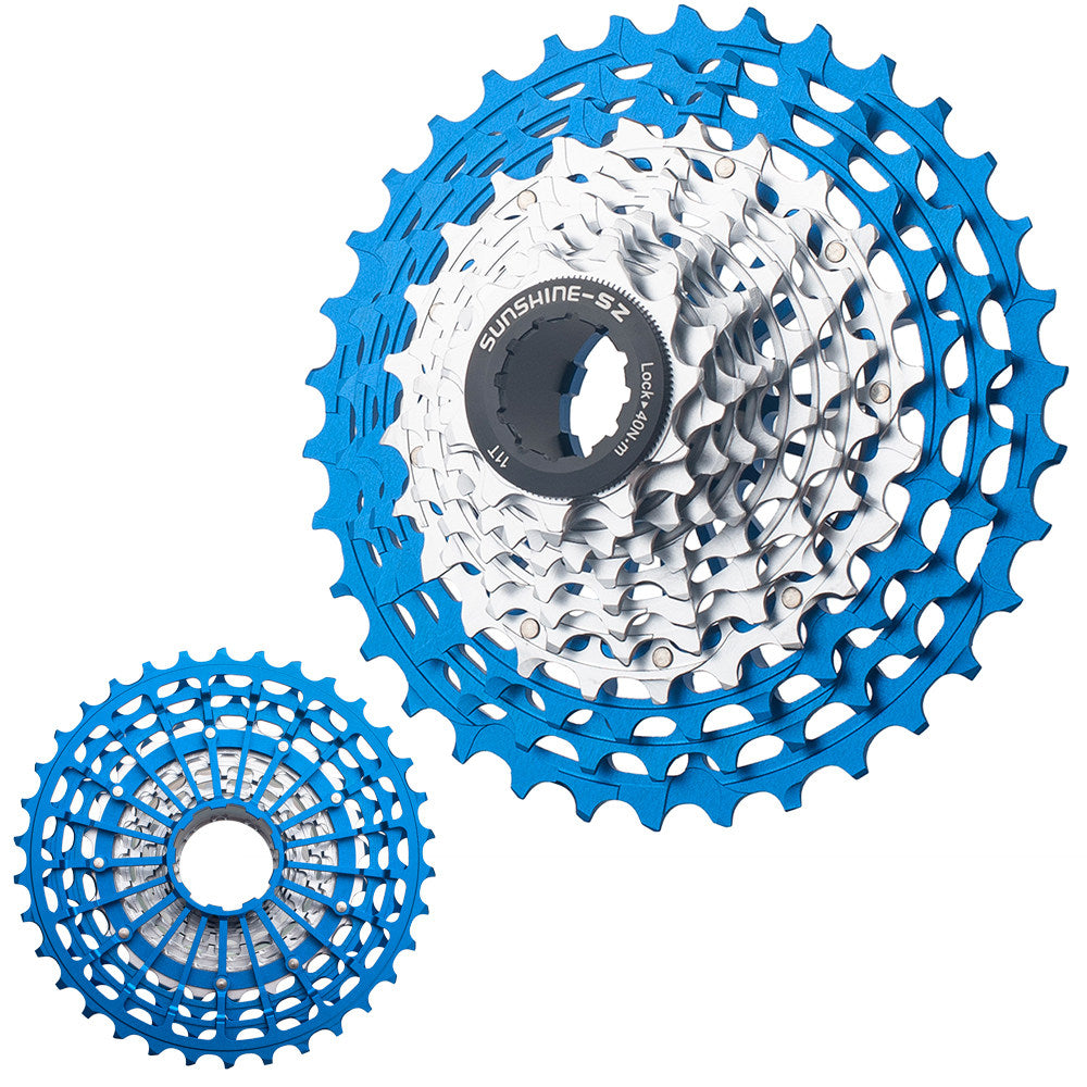SUNSHINE Road Bike 11 / 12 Speed SLR Ultralight Color Cassette 11-36T HG Freehub 7075 Alloy