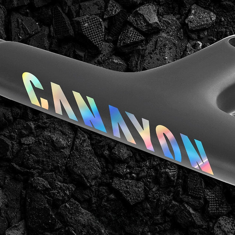 Road Bike Frame Decal Kit | Down Tube Decals ×2 + Integrated Handlebar Decal | Compatible with Canyon Aeroad CFR / CF SLX / CF SLX 8