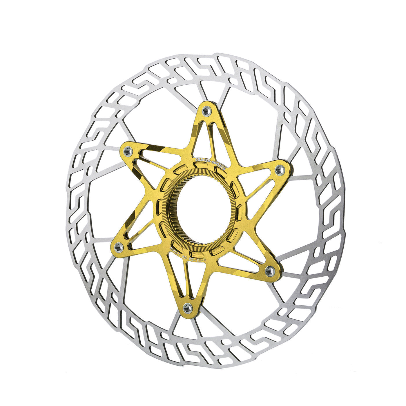 Chaser G2 Ultra-Light Center Lock Disc Brake Rotor 140/160mm | 7075 CNC + SUS420 | Titanium Rivets Upgrade