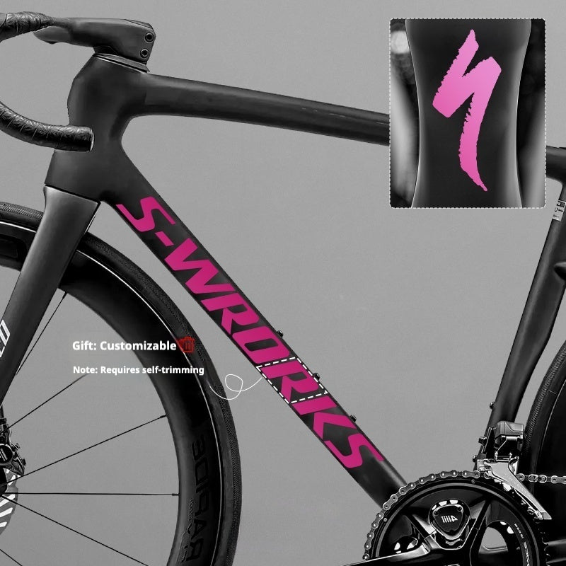 Tarmac SL8 Logo Decal Stickers – 2 Down Tube + 1 Head Tube for Specialized S-WORKS