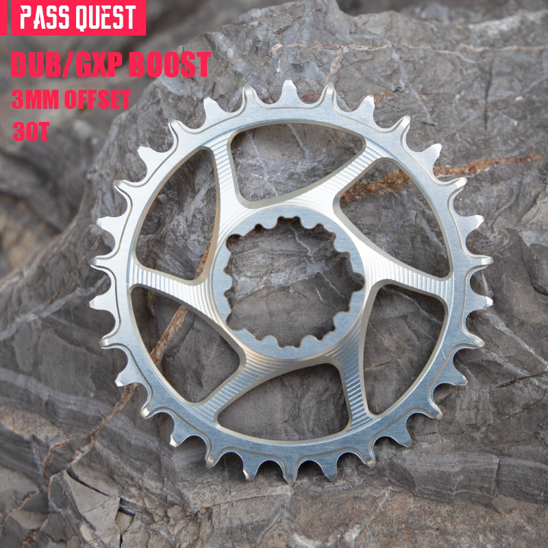PASS QUEST SRAM 3-Bolt Direct-Mount Narrow-Wide Chainring | GXP DUB | 3mm / 6mm Offset