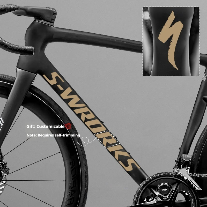 Tarmac SL8 Logo Decal Stickers – 2 Down Tube + 1 Head Tube for Specialized S-WORKS