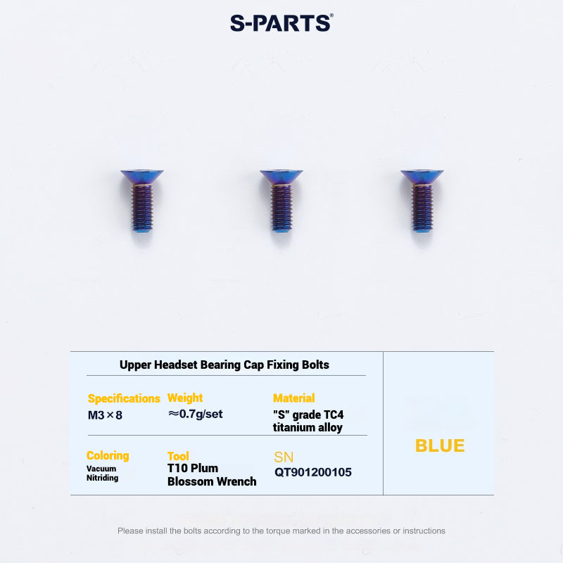 Cervélo S5 Titanium Bolt Kit – Full Frame Lightweight Upgrade Set | CNC TC4 Ti Bolts for Cervélo S5