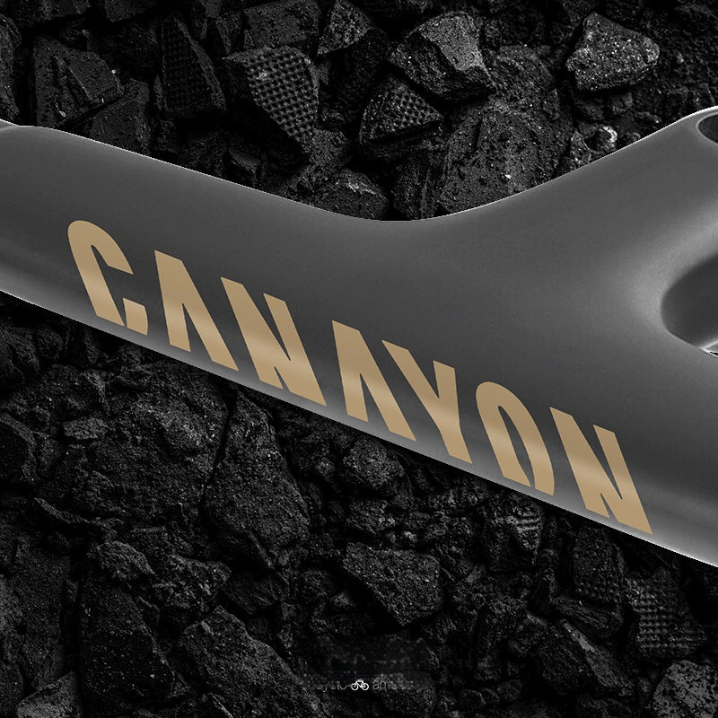 Canyon AEROAD CF SLX 8 Road Bike Handlebar Logo Stickers | Waterproof Color Change Decals