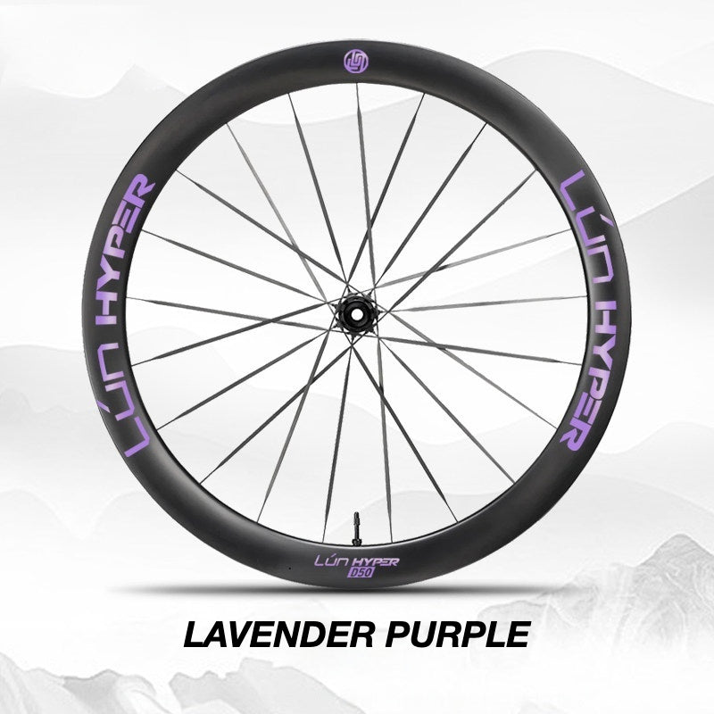 Infinity Logo Decals for Lún HYPER 5 D50 Gen 5 Wheelset | Waterproof Rim Overlay Stickers(Complete Decal Set for Two Wheels + Spare Decals Included)