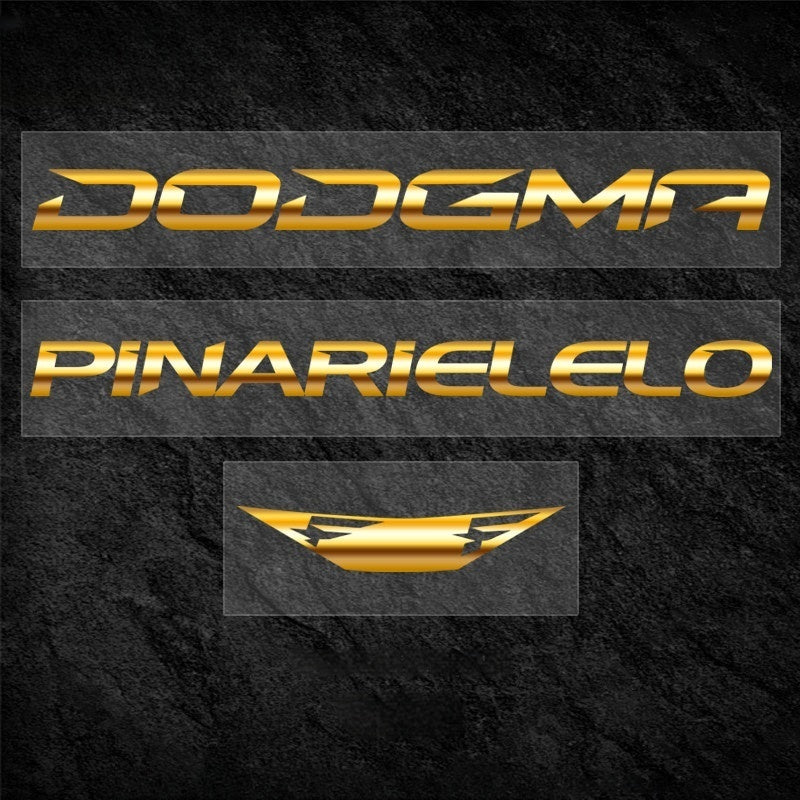 PINARELLO DOGMA F 2025/2026 Frame Logo Cover Decal Kit | 430–575mm | OEM Logo Overlay Stickers | Waterproof Vinyl Bike Frame Decals