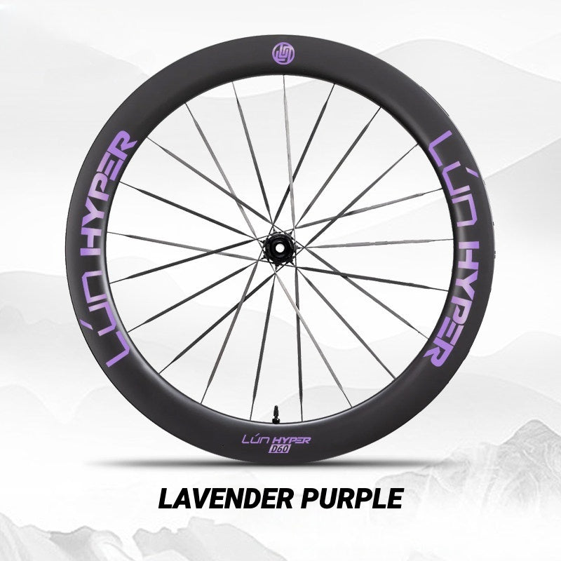Infinity Logo Decals for Lún HYPER 5 D60 Gen 5 Wheelset | Waterproof Rim Overlay Stickers(Complete Decal Set for Two Wheels + Spare Decals Included)