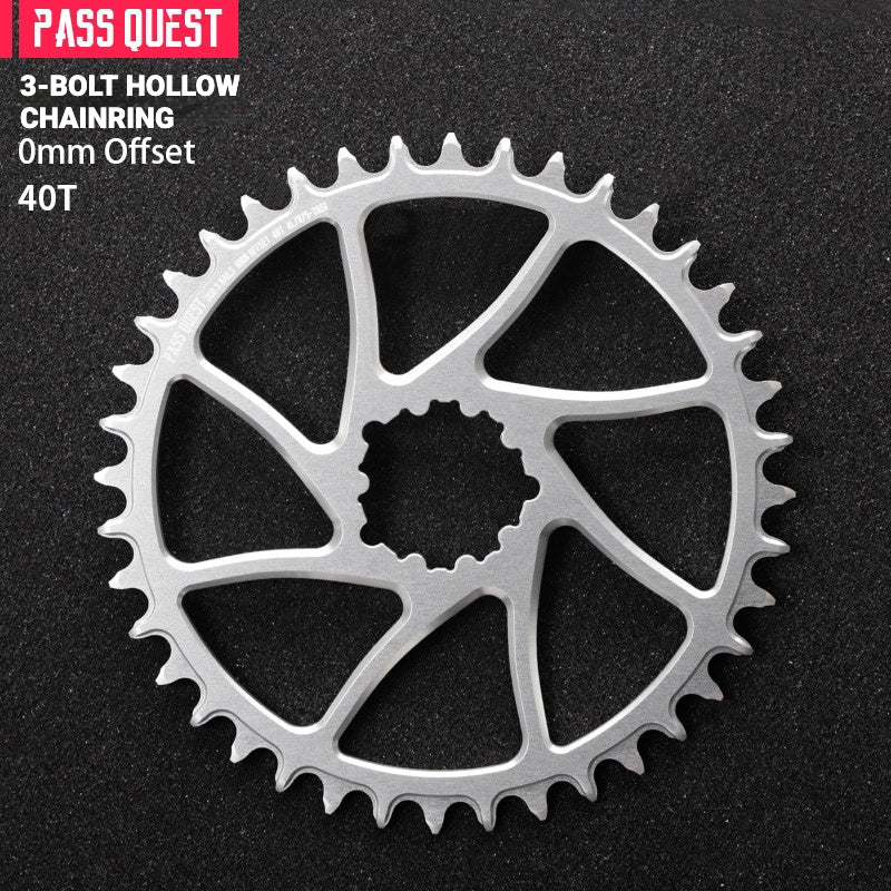 PASS QUEST SRAM 3-Bolt Direct-Mount Narrow-Wide Chainring | GXP DUB XX1 GX NX | 0mm Offset