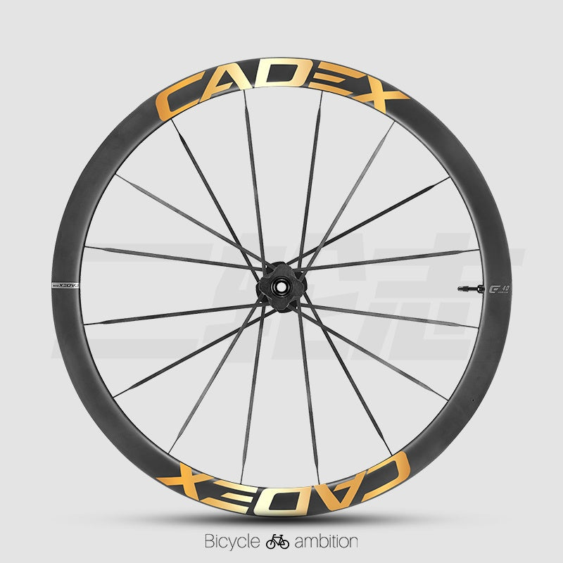 CADEX 50 Ultra Wheel Rim Decals Stickers | Road Bike Carbon Wheelset Color Change Vinyl, Waterproof UV Resistant, Multi-Color Options