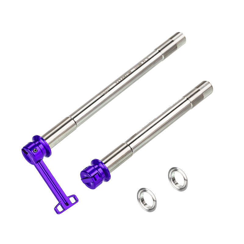 CHASER 12mm Titanium Thru Axle Set for Trek Madone Gen6 / Gen7 / Gen8 | Ultralight Hidden Lever Quick Release