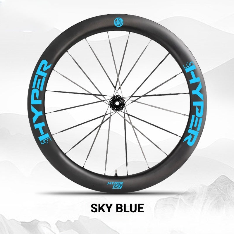 Infinity Logo Decals for Lún HYPER 3 D67 Gen 3 Wheelset | Waterproof Rim Overlay Stickers(Complete Decal Set for Two Wheels + Spare Decals Included)