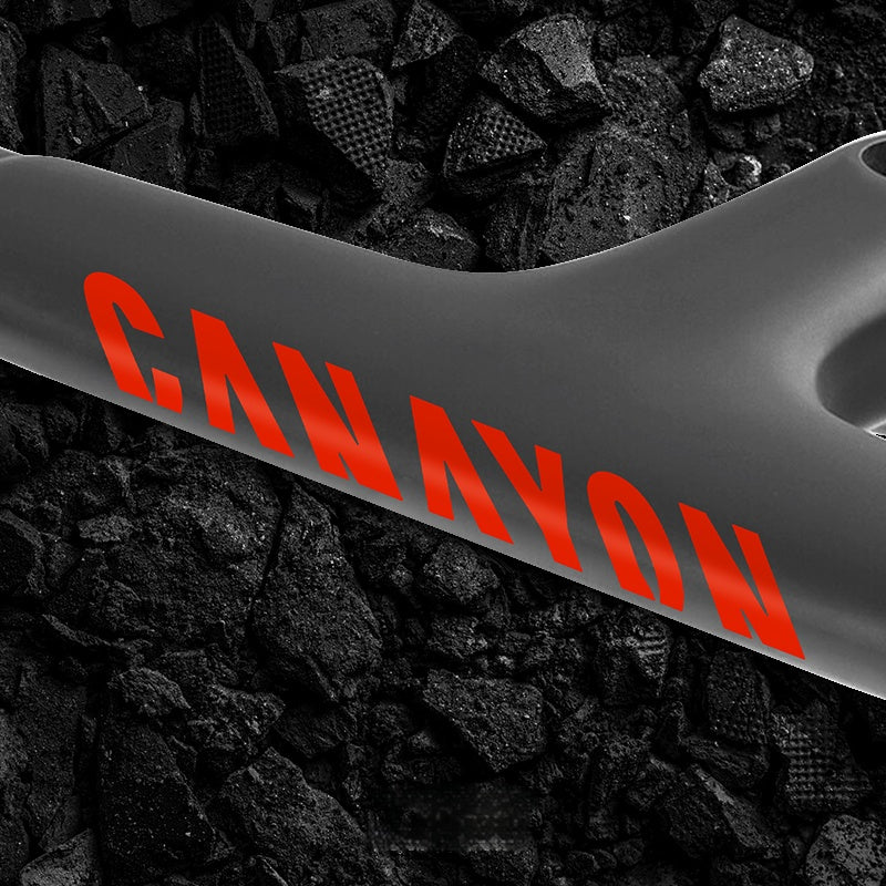 Canyon AEROAD CF SLX 8 Road Bike Handlebar Logo Stickers | Waterproof Color Change Decals