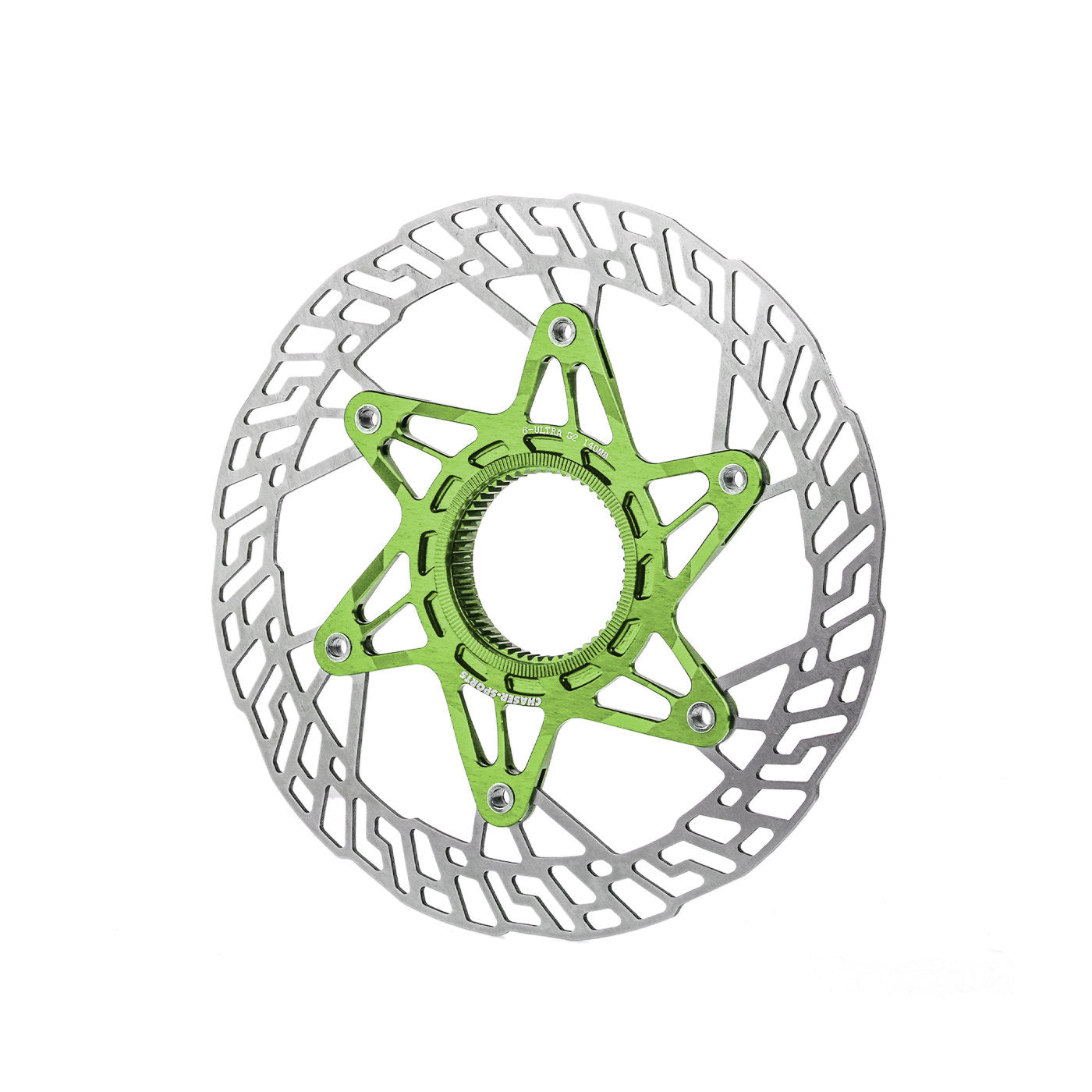 Chaser G2 Ultra-Light Center Lock Disc Brake Rotor 140/160mm | 7075 CNC + SUS420 | Titanium Rivets Upgrade
