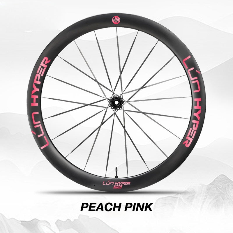 Infinity Logo Decals for Lún HYPER 5 D50 Gen 5 Wheelset | Waterproof Rim Overlay Stickers(Complete Decal Set for Two Wheels + Spare Decals Included)