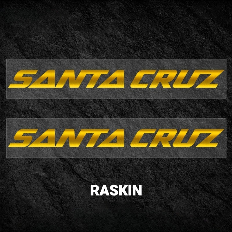 SANTA CRUZ 5010 Frame Logo Decal Kit | Custom Color Change Trail MTB Sticker