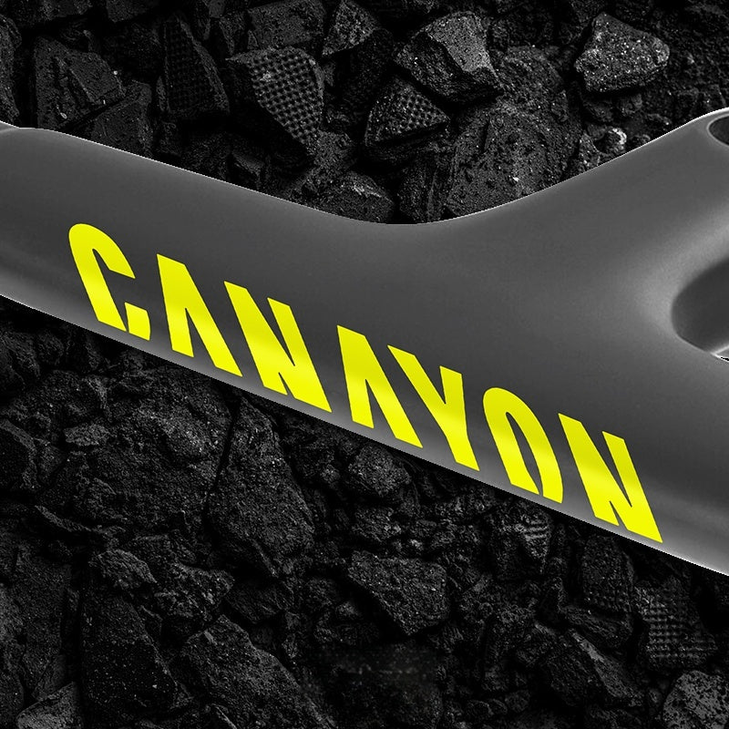 Canyon AEROAD CF SLX 8 Road Bike Handlebar Logo Stickers | Waterproof Color Change Decals