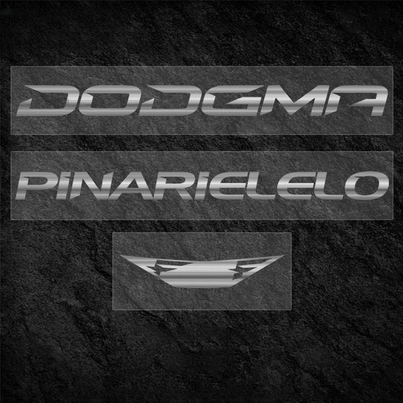 PINARELLO DOGMA F 2025/2026 Frame Logo Cover Decal Kit | 430–575mm | OEM Logo Overlay Stickers | Waterproof Vinyl Bike Frame Decals