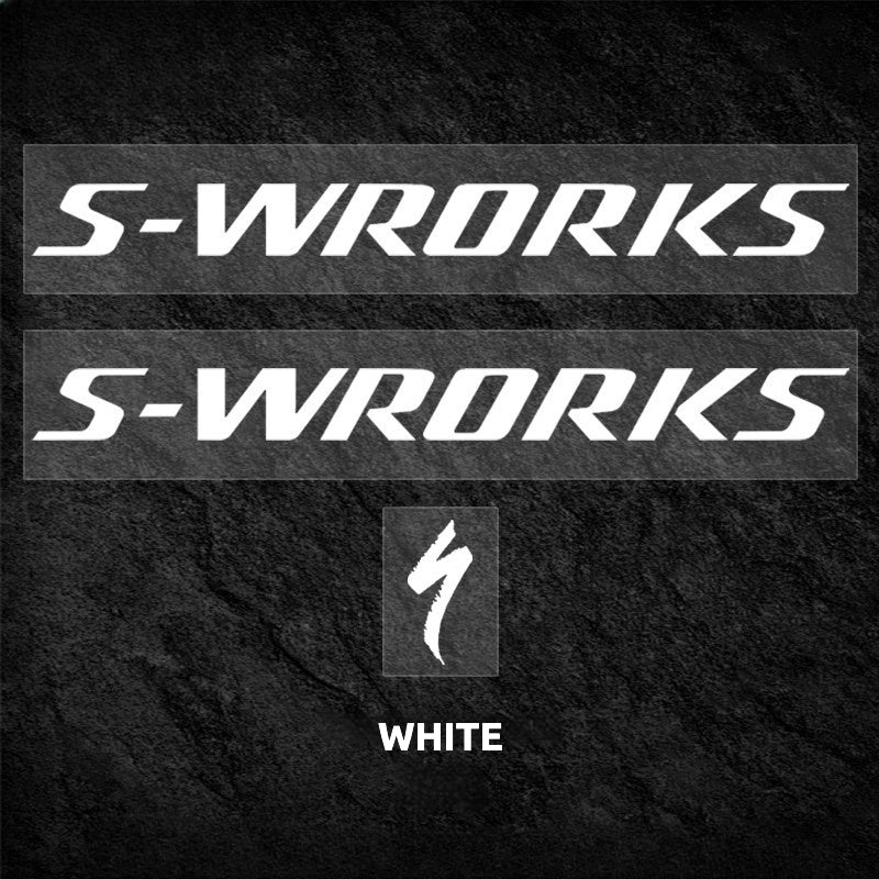 Specialized S-Works Stumpjumper 15 Frame Logo Cover Decal Sticker | Waterproof Custom MTB Frame Decal