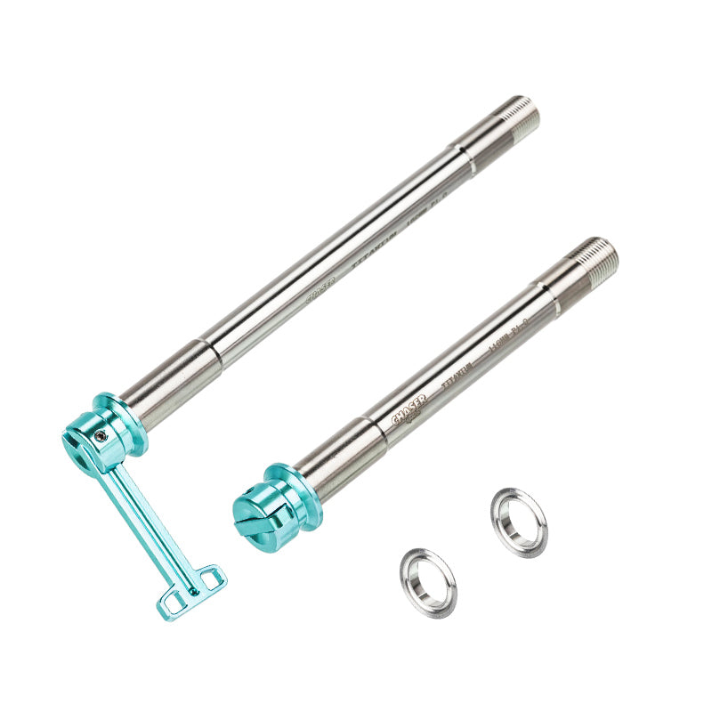 CHASER 12mm Titanium Thru Axle Set for Trek Madone Gen6 / Gen7 / Gen8 | Ultralight Hidden Lever Quick Release