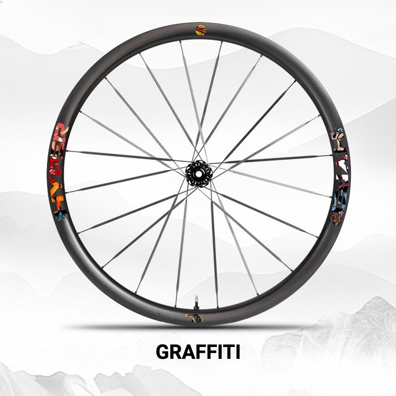 Infinity Logo Decals for Lún HYPER 3 D33 Gen 3 Wheelset | Waterproof Rim Overlay Stickers(Complete Decal Set for Two Wheels + Spare Decals Included)