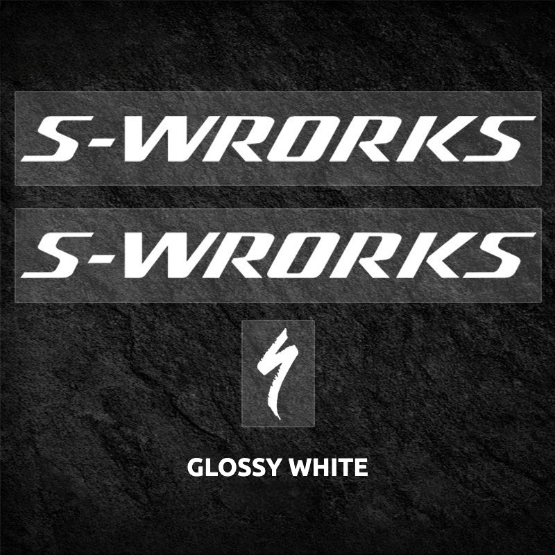 Specialized S-Works Stumpjumper 15 Frame Logo Cover Decal Sticker | Waterproof Custom MTB Frame Decal