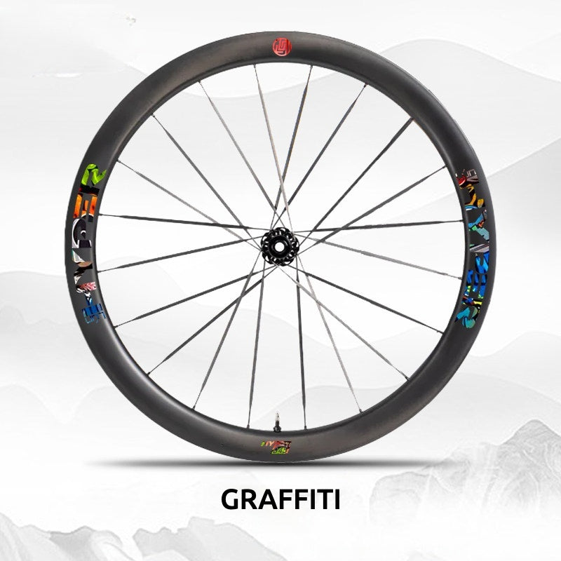 Infinity Logo Decals for Lún HYPER 3 D45 Gen 3 Wheelset | Waterproof Rim Overlay Stickers(Complete Decal Set for Two Wheels + Spare Decals Included)