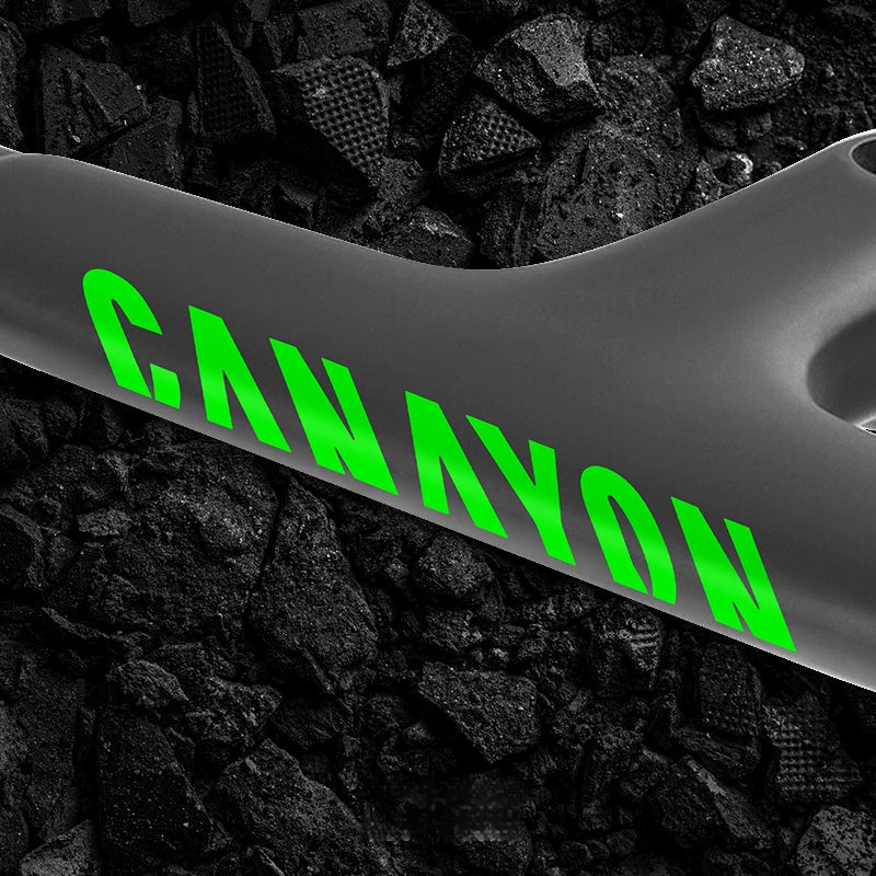 Canyon AEROAD CF SLX 8 Road Bike Handlebar Logo Stickers | Waterproof Color Change Decals