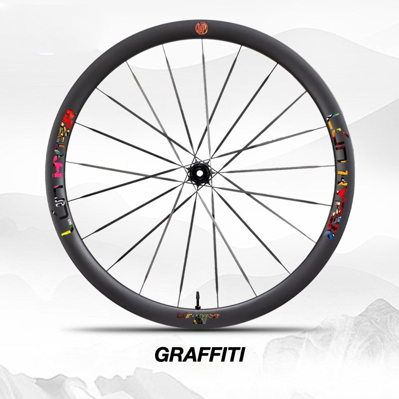 Infinity Logo Decals for Lún HYPER 5 D40 Gen 5 Wheelset | Waterproof Rim Overlay Stickers(Complete Decal Set for Two Wheels + Spare Decals Included)